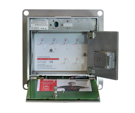 Feuerwehrschlüsseldepot FSD S3-PLUS5, Edelstahl, mit Innentür, VdS G102041