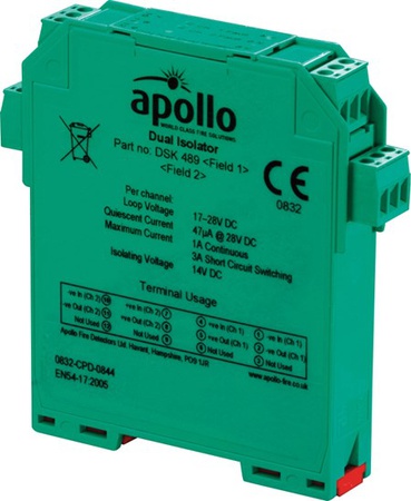 DIN Rail Dual Isolator XP95/Discovery, CE-Zertifikat 2531-CPR-CSP11044