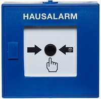 XP95 Handfeuermelder, ABS, blau, Dualisolator