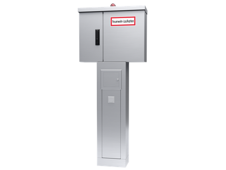 Feuerwehr-Info- und Bediensystem (FIBS) V2A, für den Außenbereich, incl Säule, FSD