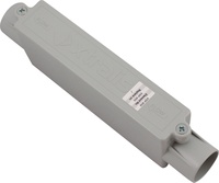 Inline-Luftfilter (grau) für Ansaugrohr d=25mm und d=3/4"