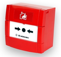 Handfeuermelder Grenzwert CCP-E rot, ABS, EN54-11 Typ A, "Brennendes Haus"