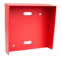 Wetterschutzgehäuse rot, Aluminium für Handfeuermelder Typ B (große Bauform)
