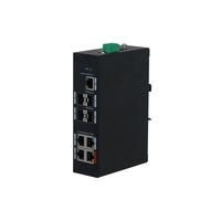 NA-P496 / 9-fach Switch (4x PoE, 4x SFP-Port, 1x Upl.)