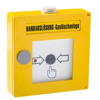 Handfeuermelder Grenzwert, Alu, gelb, VdS-Nr. G 218046, CE 0786-CPR-21595