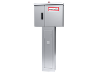 Feuerwehr-Info- und Bediensystem (FIBS) V2A, für den Außenbereich, incl Säule, FSD