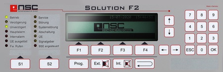 Bedienfeld für Solution F2 im Gehäuse A, Ersatzteil